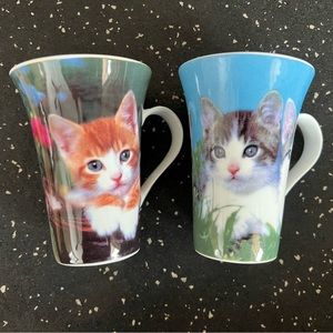 Set Of Kitten Mugs